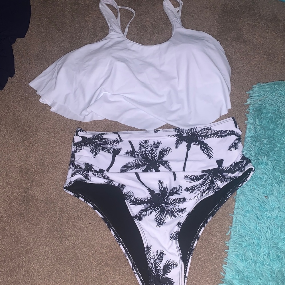 Tummy control bathing suit